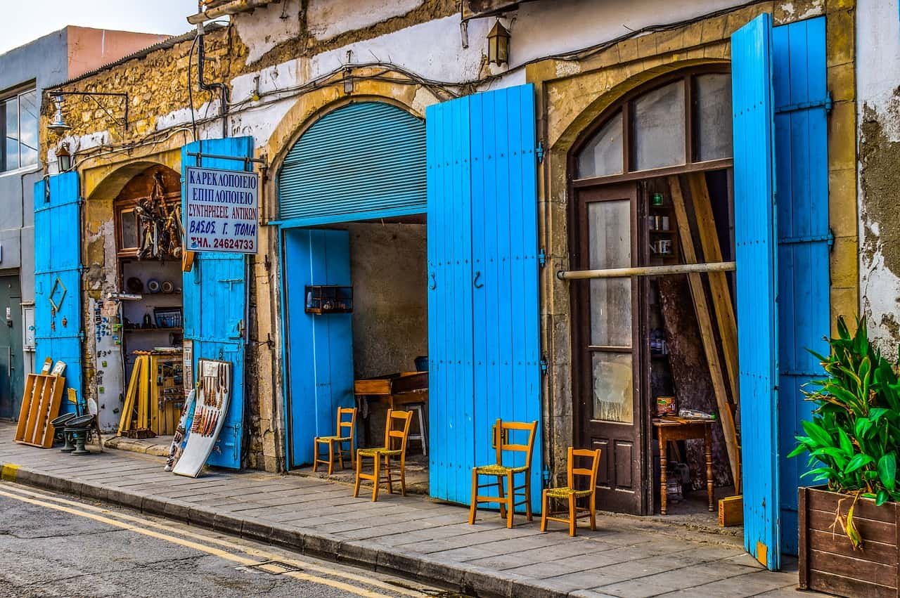 cyprus, larnaca, old town