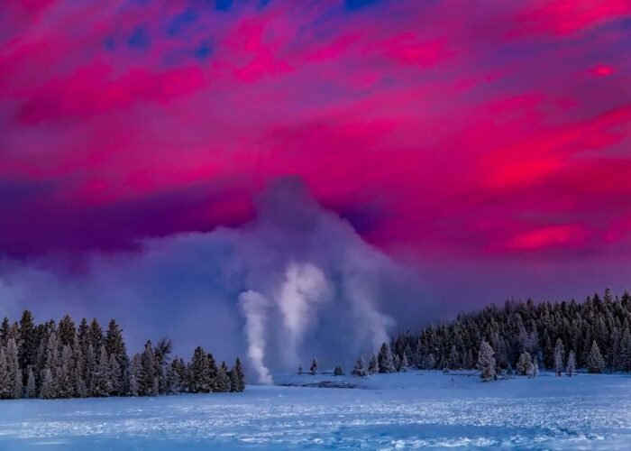 yellowstone, geyser, national park