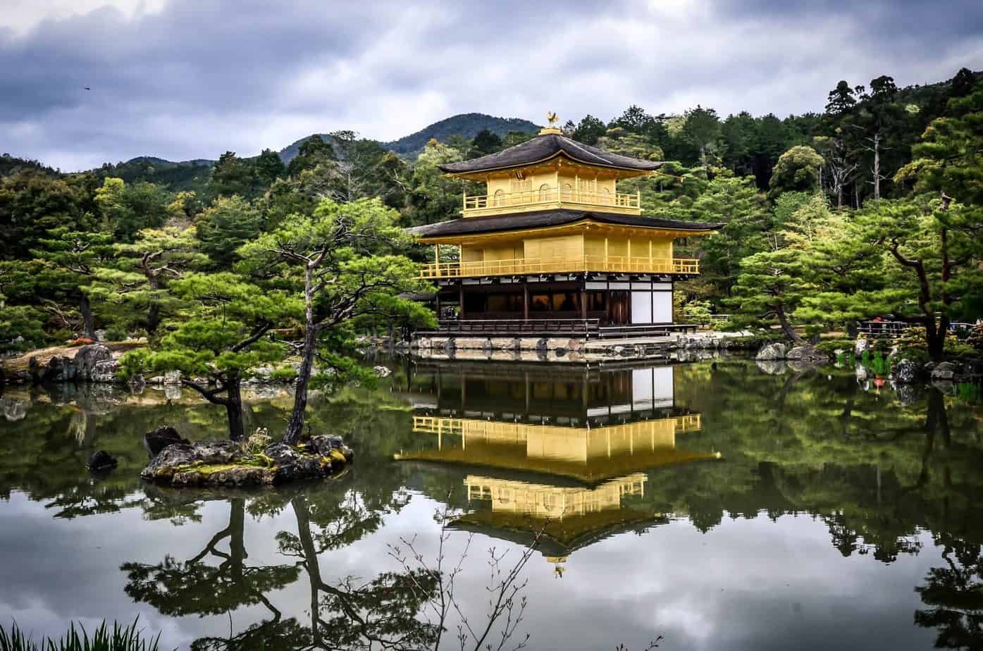 japanese garden, temple, pagoda