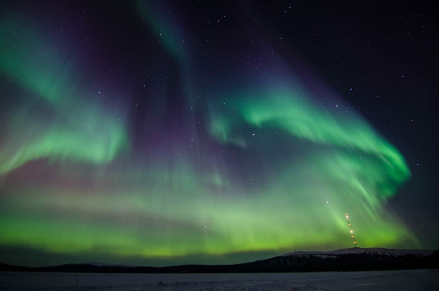 northern lights, aurora, lapland