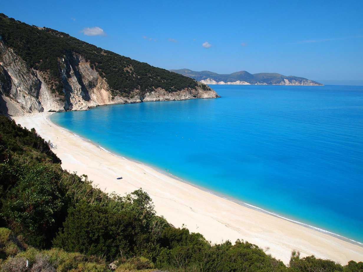 beach, greece, kefalonia