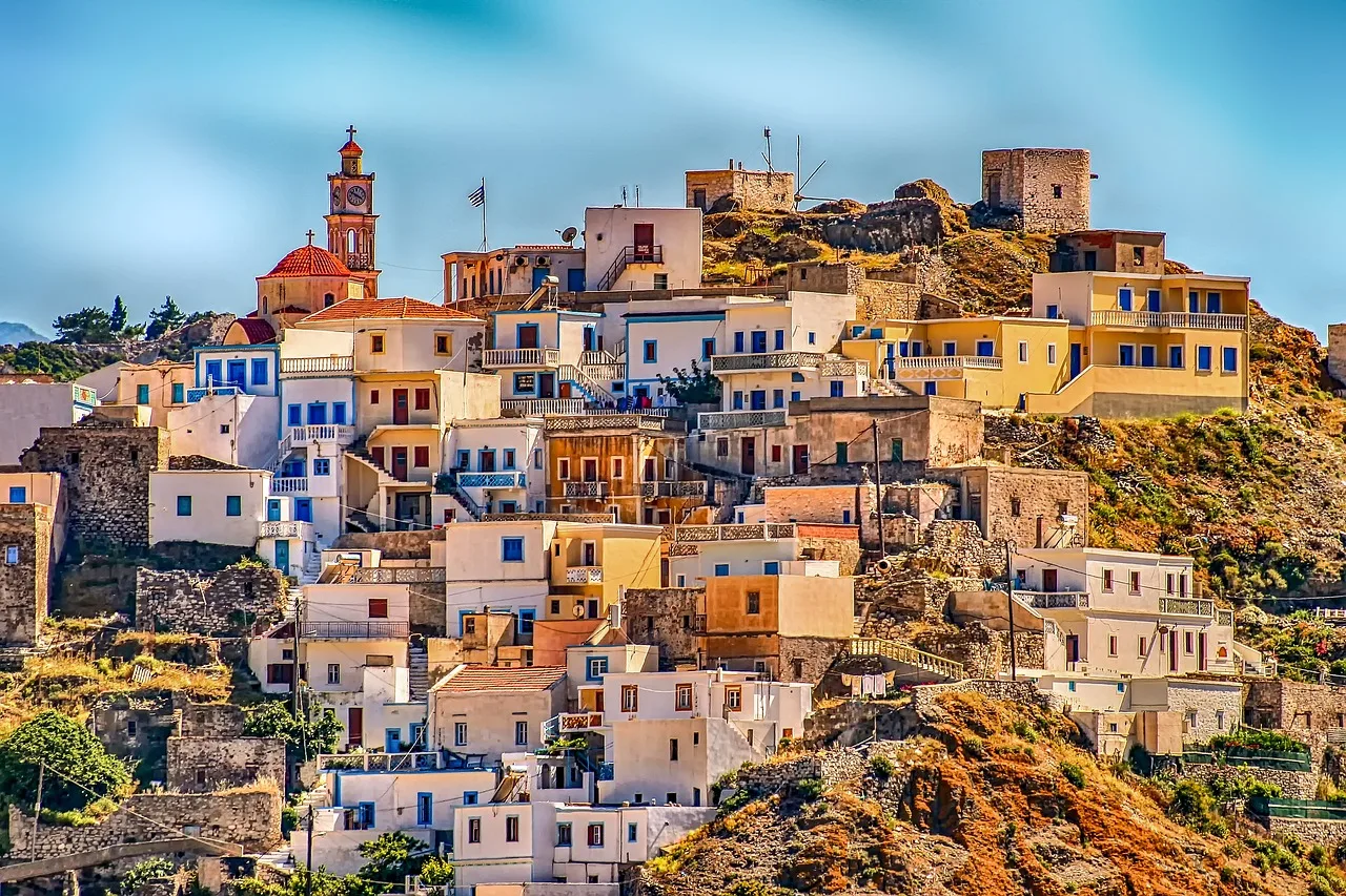 greece, village, karpathos