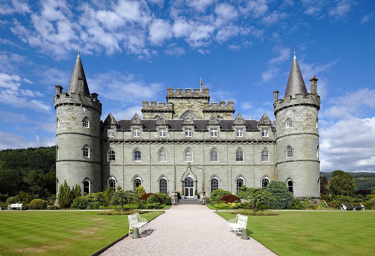 castle, scotland, architecture